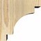 Ekena Millwork Mediterranean Rough Sawn Corbel, Douglas Fir, 4"W x 6"D x 6"H COR04X06X06MED00RDF - alternate 4